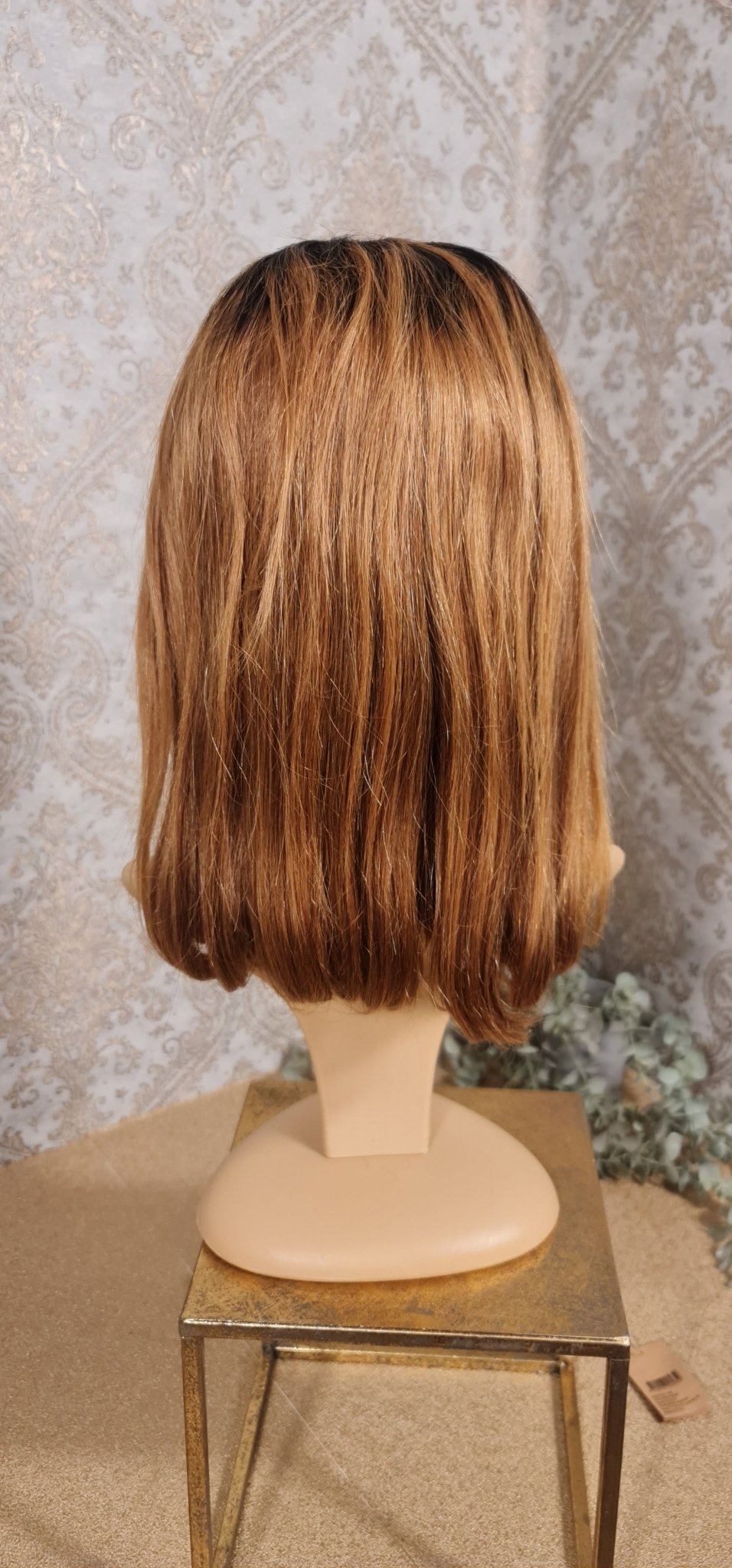 Perücke 10" 12" 14" 16" glatt mit Lace Frontal 13x4 Farbe 1b/30Diosa Extensions Haarverlängerungen