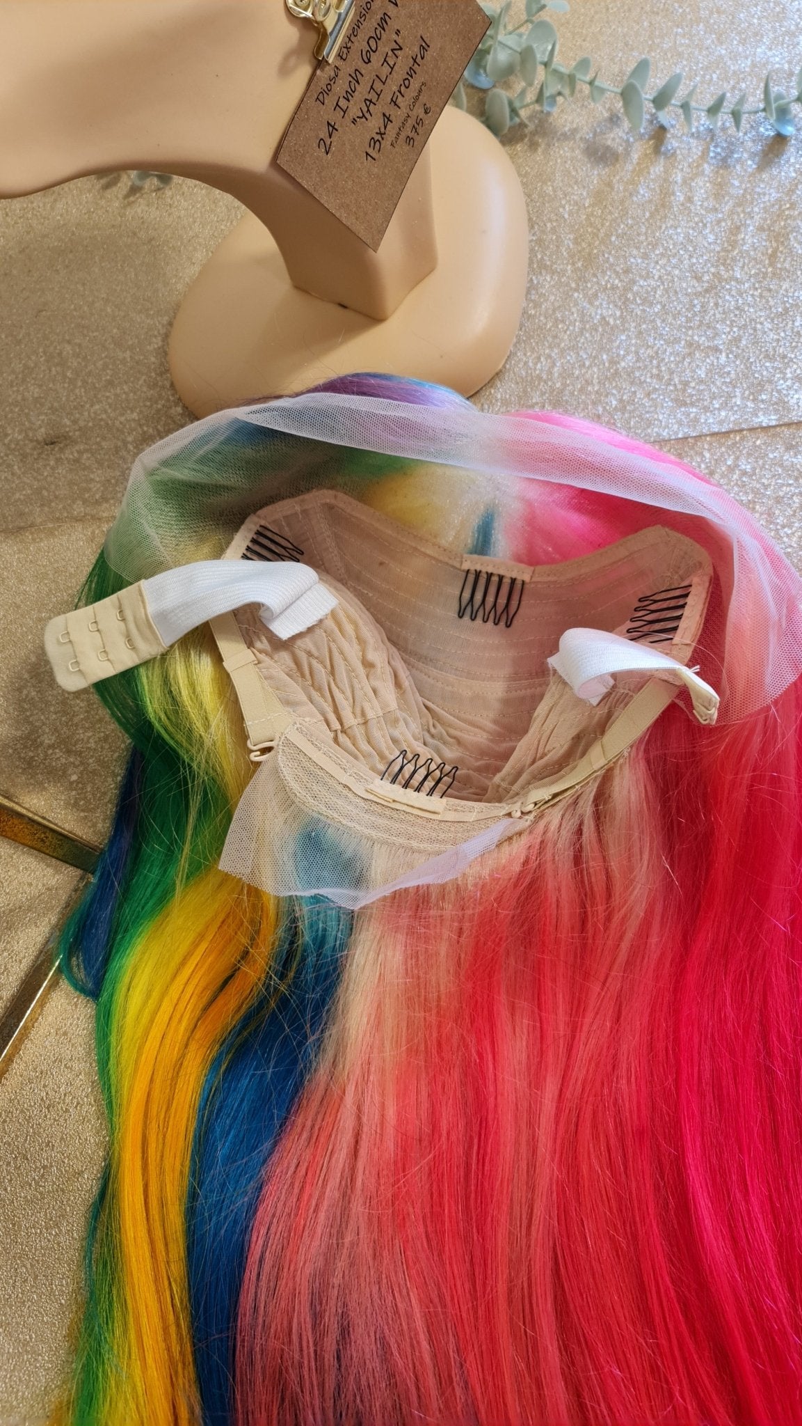 YAILIN Echthaar Perücke 24 Zoll 60cmDiosa Extensions Haarverlängerungen