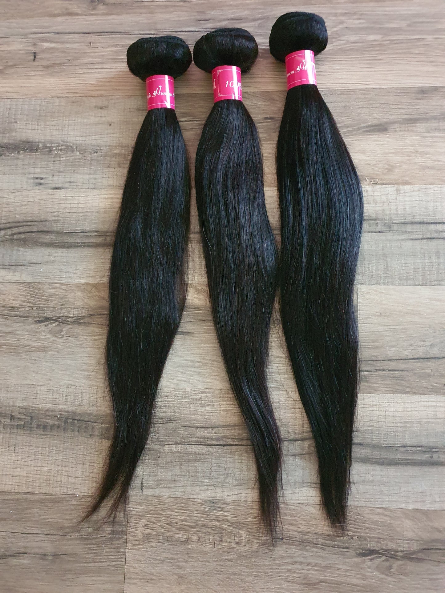 BLACK WEEK ANGEBOT 3 Bundles Haarverlängerung Echthaar glatt & wellig 18 - 40 Zoll (45-100cm)