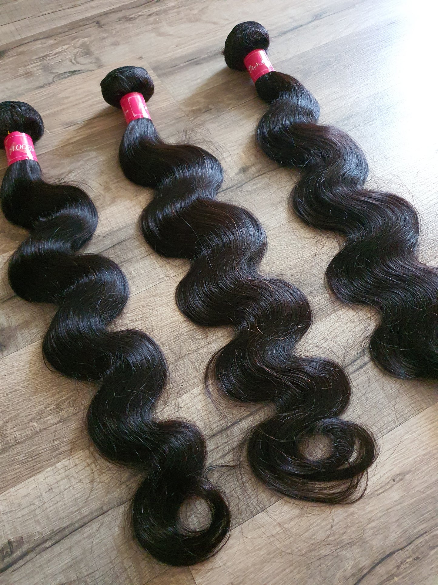 BLACK WEEK ANGEBOT 3 Bundles Haarverlängerung Echthaar glatt & wellig 18 - 40 Zoll (45-100cm)