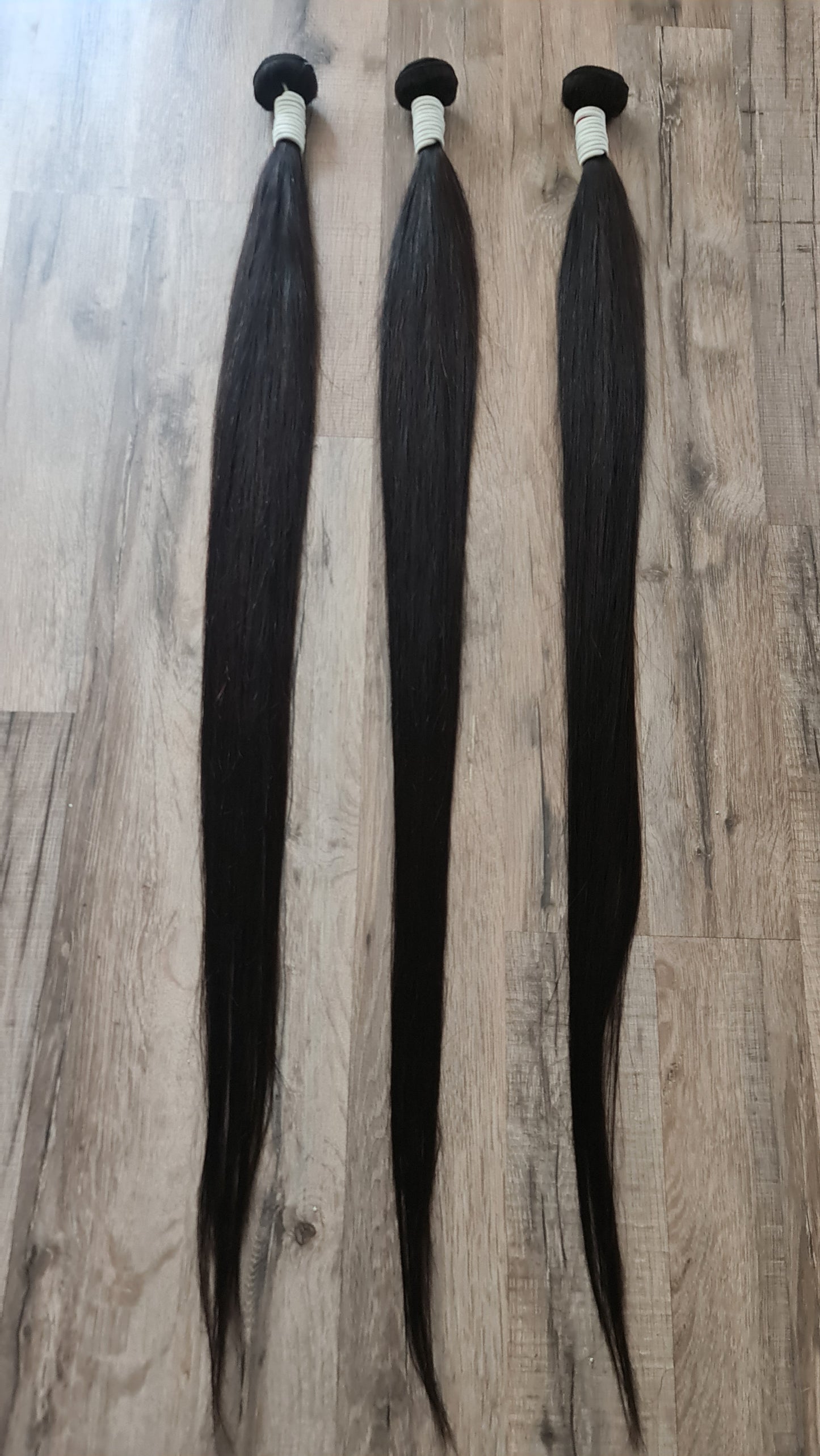 BLACK WEEK ANGEBOT 3 Bundles Haarverlängerung Echthaar glatt & wellig 18 - 40 Zoll (45-100cm)