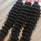 Sales 3 bundles hair extensions human hair 26" 65cm Deep Wave 