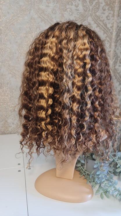 SELENA Echthaar Perücke  10" 12" 14" 16"