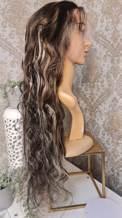 GABRIELLE Echthaar Perücke 30"
