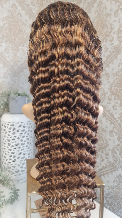 MEGAN Echthaar Perücke 30 Zoll 75cm