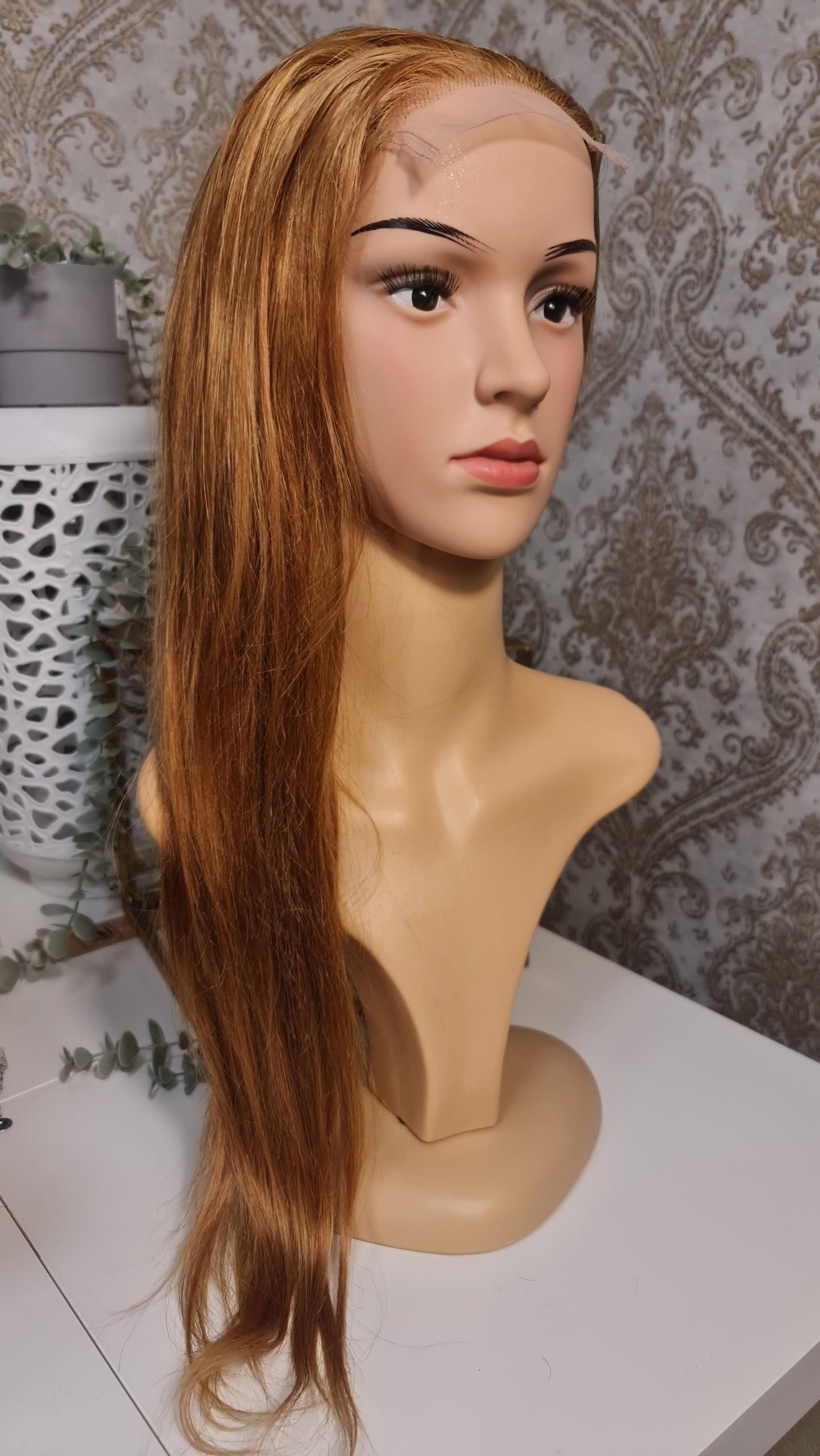 ISABELLA Human Hair Wig 24 Inch 60cm