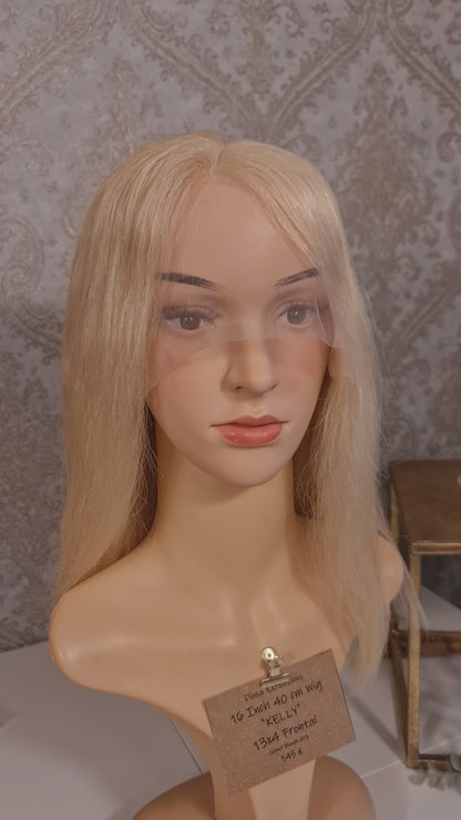 KELLY Echthaar Perücke 10" 12" 14" 16"