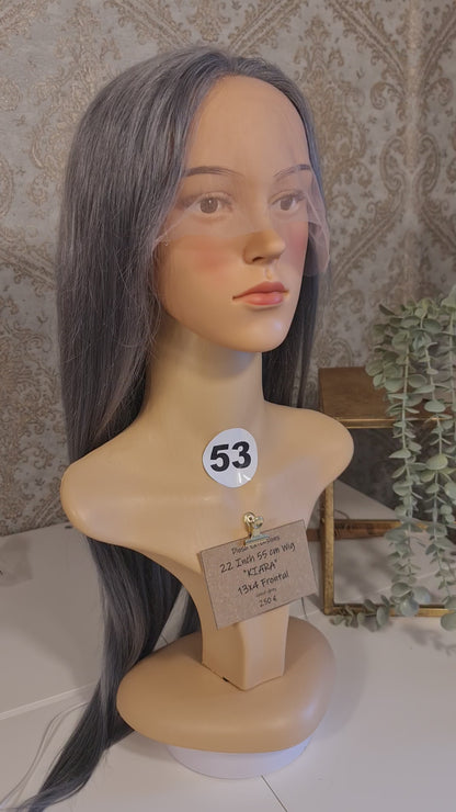 KIARA Echthaar Perücke 22" 55cm