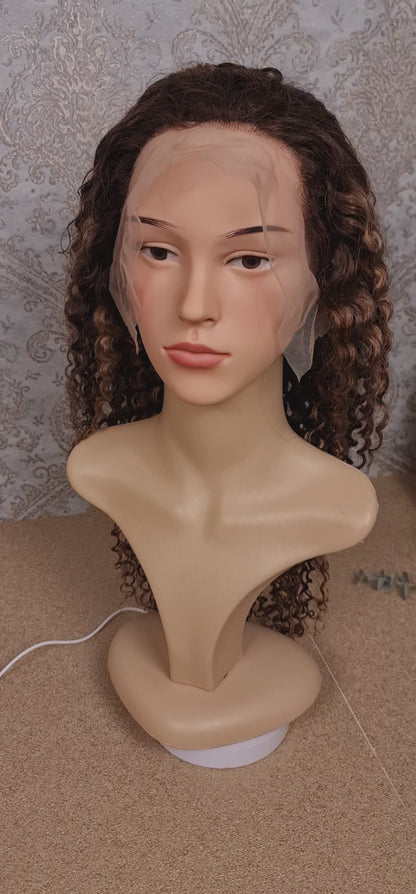 NATALY Echthaar Perücke 24 Zoll 60cm