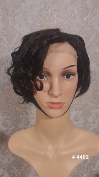 ANGELY Echthaar Perücke  Pixi Cut