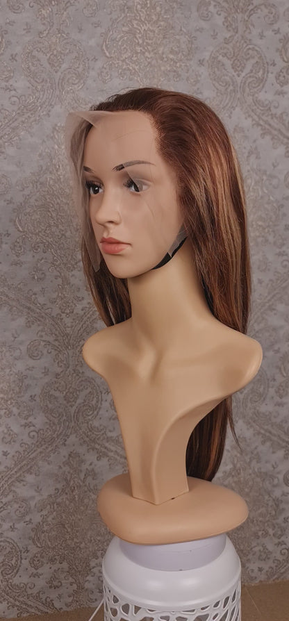 LAURA Human Hair Wig 24 Inch 60cm