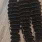 Sales 3 bundles hair extensions human hair 26" 65cm Deep Wave 