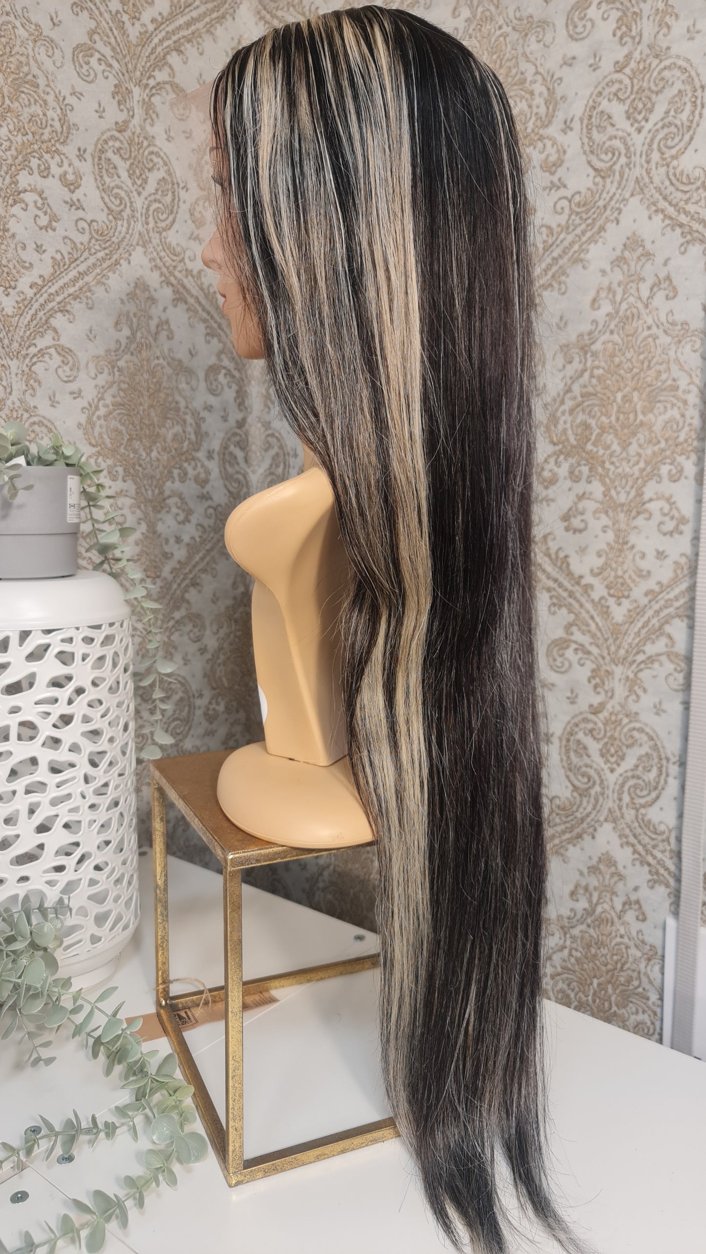 FABIENNE Human Hair Wig  30"