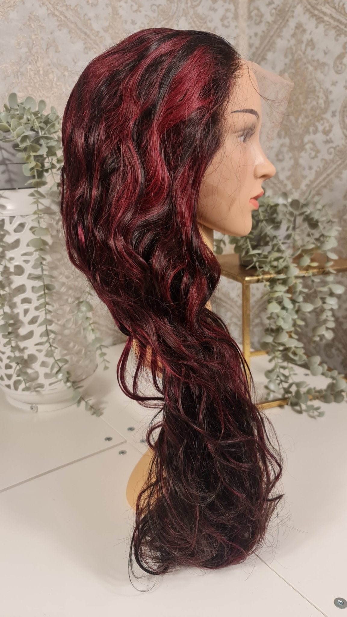 SOFIA Perücke 24" 60cm Body Wave mit Lace Frontal 13x4Diosa Extensions Haarverlängerungen