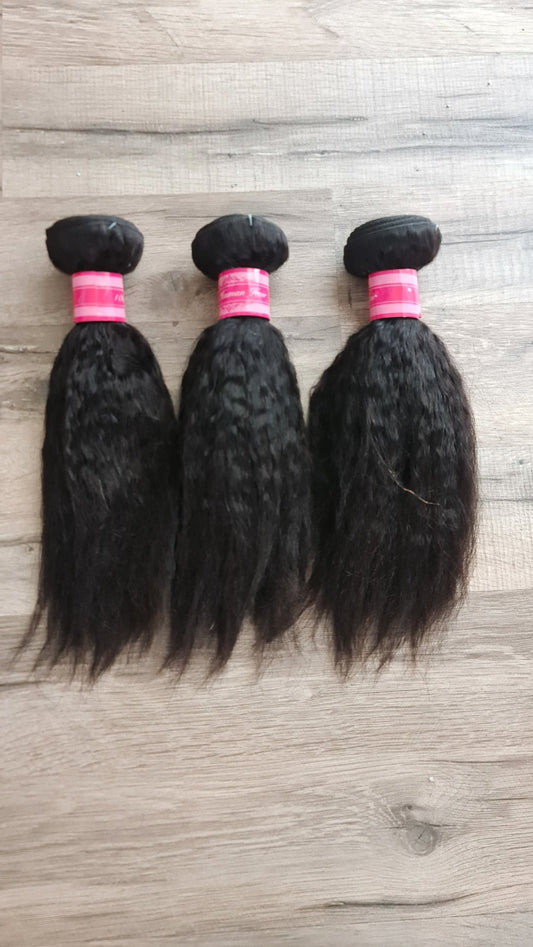 3 Packs Hair Extensions 10" 25cm kinky StraightDiosa Extensions Haarverlängerungen