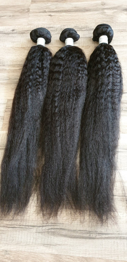 3 Packs Hair Extensions 24" 60cm Kinky StraightDiosa Extensions Haarverlängerungen