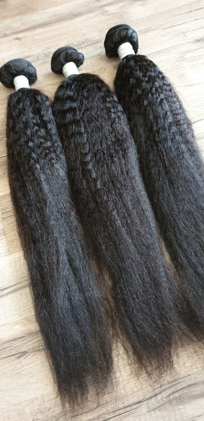 3 Packs Hair Extensions 24" 60cm Kinky StraightDiosa Extensions Haarverlängerungen