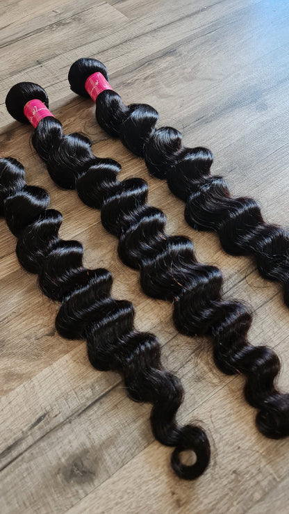 3 Packs Hair Extensions 24" 60cm Loose Deep WaveDiosa Extensions Haarverlängerungen