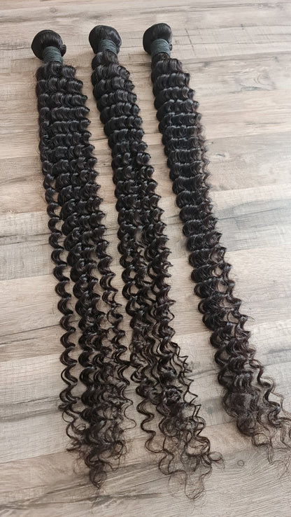 3 Packs Hair Extensions 40" 100cm Deep WaveDiosa Extensions Haarverlängerungen