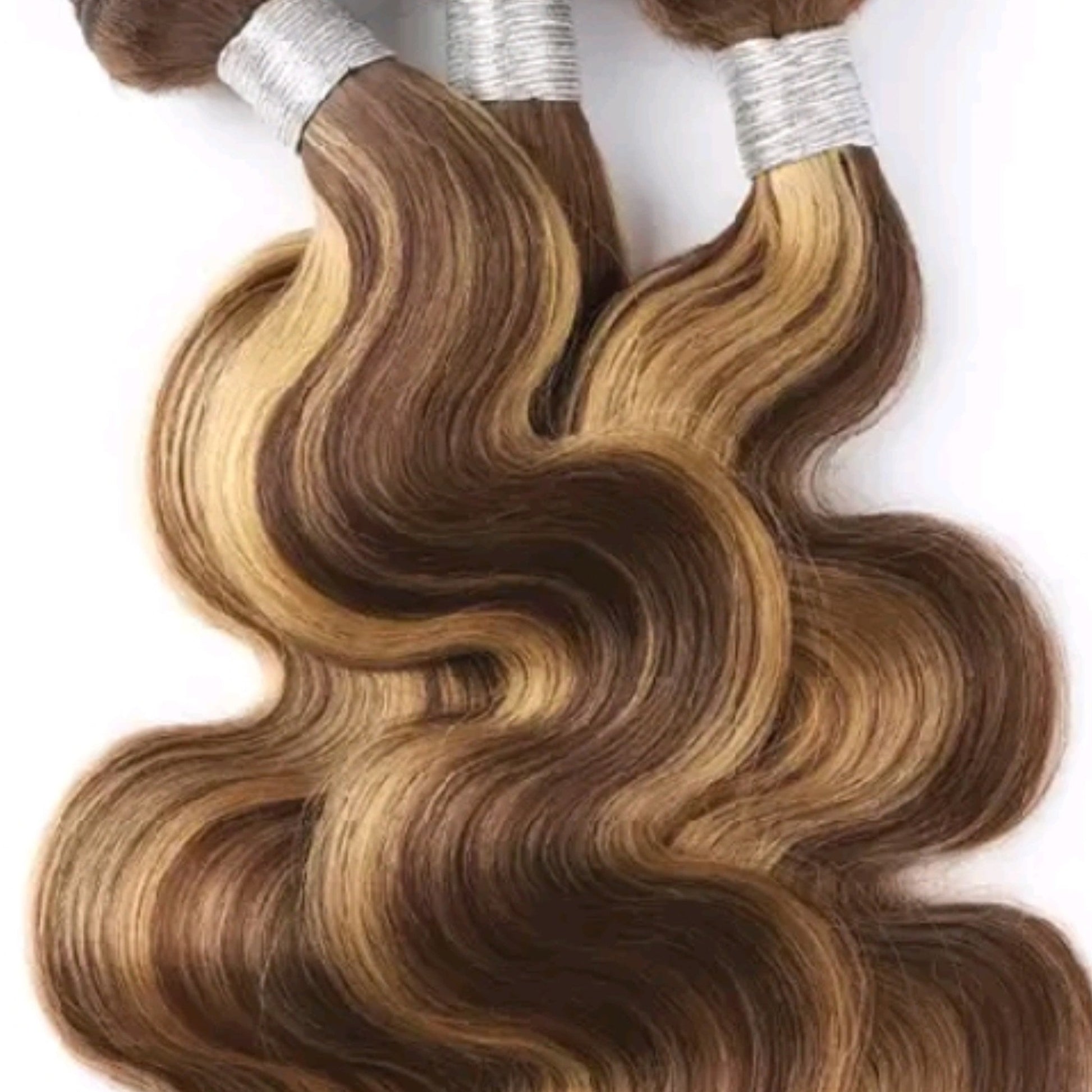 3 Packs Hair Extensions from 12" (30cm) to 24" (60cm) Body Wave Color P4/27Diosa Extensions Haarverlängerungen