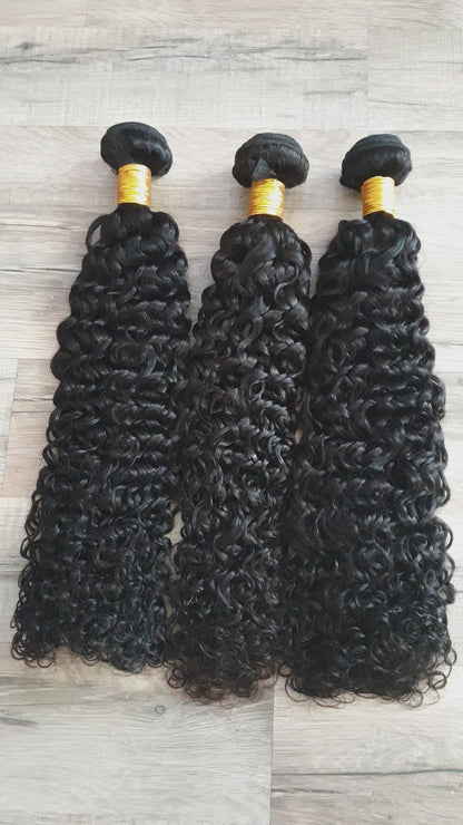 Oferta de 3 paquetes de extensiones de cabello natural de 24" (60 cm) Jerry Curly 