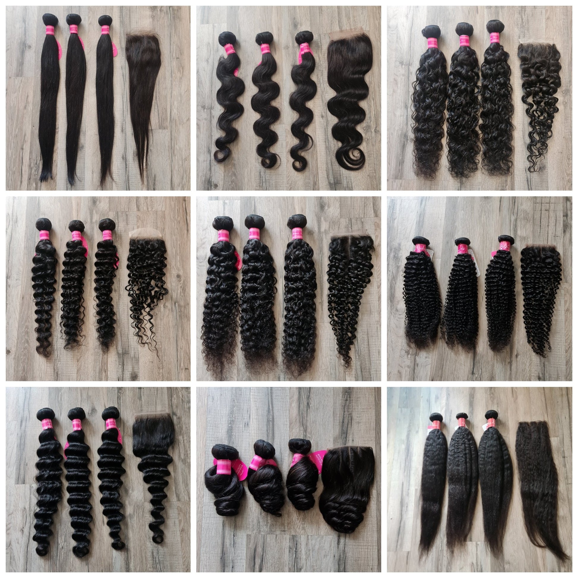 Angebot 3 Bundles Haarverlängerung Echthaar 24" 60cm + 20" 50cm 4x4 ClosureDiosa Extensions Haarverlängerungen