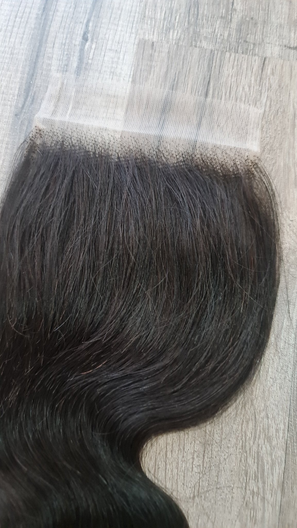 Angebot 4x4 Closure 20" 50cm glatt oder wellig Transparent Swiss Lace 100% brasilianisches EchthaarDiosa Extensions Haarverlängerungen
