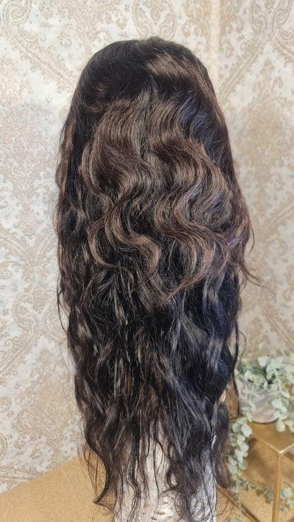 AURELIA Echthaar Perücke 30 Zoll 75cmDiosa Extensions Haarverlängerungen