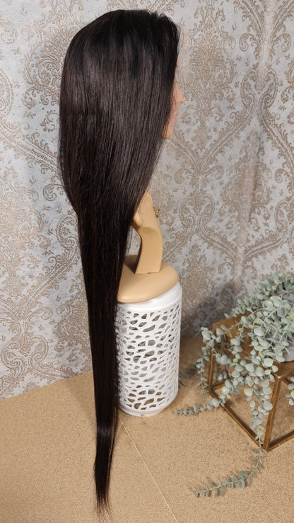 CINDERRELLA Echthaar Perücke 40Zoll 100cm 1 MeterDiosa Extensions Haarverlängerungen