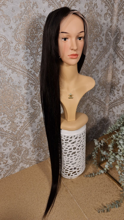 CINDERRELLA Echthaar Perücke 40Zoll 100cm 1 MeterDiosa Extensions Haarverlängerungen