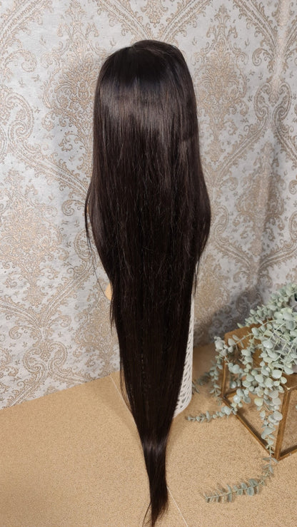 CINDERRELLA Echthaar Perücke 40Zoll 100cm 1 MeterDiosa Extensions Haarverlängerungen