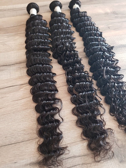 Hair Extensions 100% Human Hair from 10" (25cm) to 40" (100cm) Deep WaveDiosa Extensions Haarverlängerungen