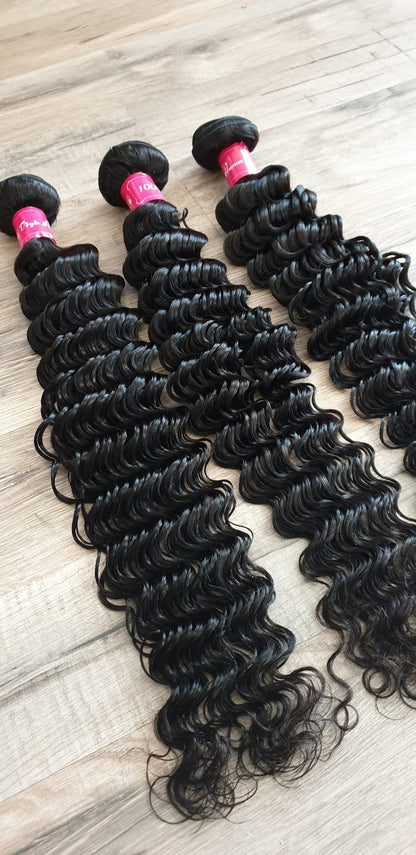 Hair Extensions 100% Human Hair from 10" (25cm) to 40" (100cm) Deep WaveDiosa Extensions Haarverlängerungen