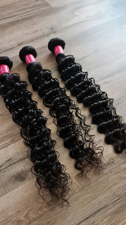 Hair Extensions 100% Human Hair from 10" (25cm) to 40" (100cm) Deep WaveDiosa Extensions Haarverlängerungen