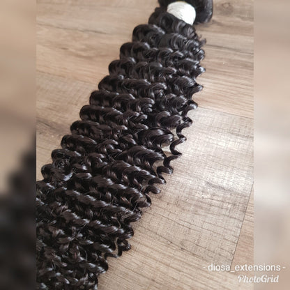 Hair Extensions 100% Human Hair from 10" (25cm) to 40" (100cm) Kinky CurlyDiosa Extensions Haarverlängerungen
