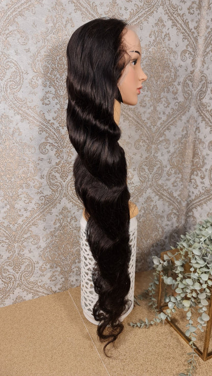 JASMINA Echthaar Perücke 40 Zoll 100cm 1 MeterDiosa Extensions Haarverlängerungen