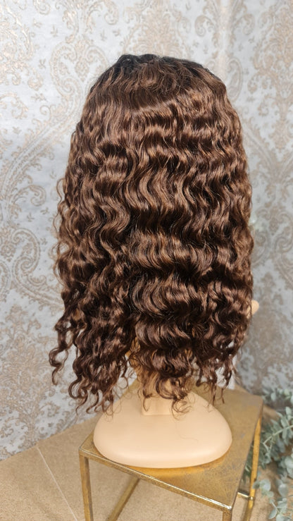 JULIA Echthaar Perücke 10" 12" 14" 16"Diosa Extensions Haarverlängerungen