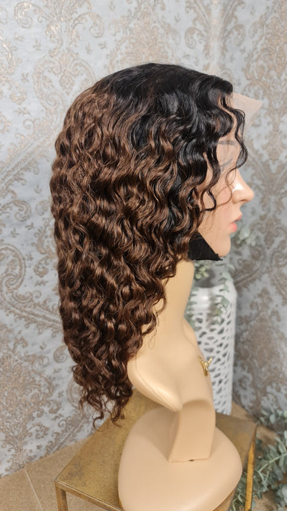 JULIA Echthaar Perücke 10" 12" 14" 16"Diosa Extensions Haarverlängerungen