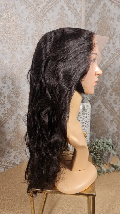 MARIELLY Perücke 24" 60cm Body Wave mit Lace Frontal 13x4Diosa Extensions Haarverlängerungen