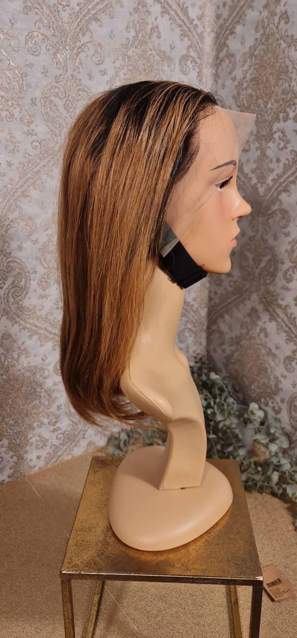 Perücke 10" 12" 14" 16" glatt mit Lace Frontal 13x4 Farbe 1b/30Diosa Extensions Haarverlängerungen