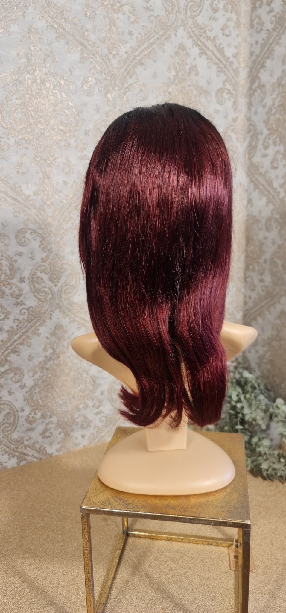 Perücke 10" 12" 14" 16" glatt mit Lace Frontal 13x4 Farbe 1B/J99Diosa Extensions Haarverlängerungen