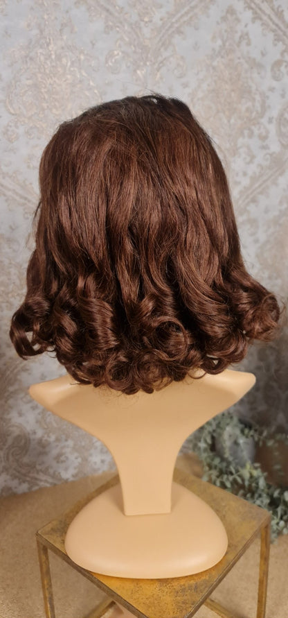 Perücke 12" 14" 16" 30 35 40cm Loose Wave mit Lace Frontal 13x4 Farbe 1b/4Diosa Extensions Haarverlängerungen