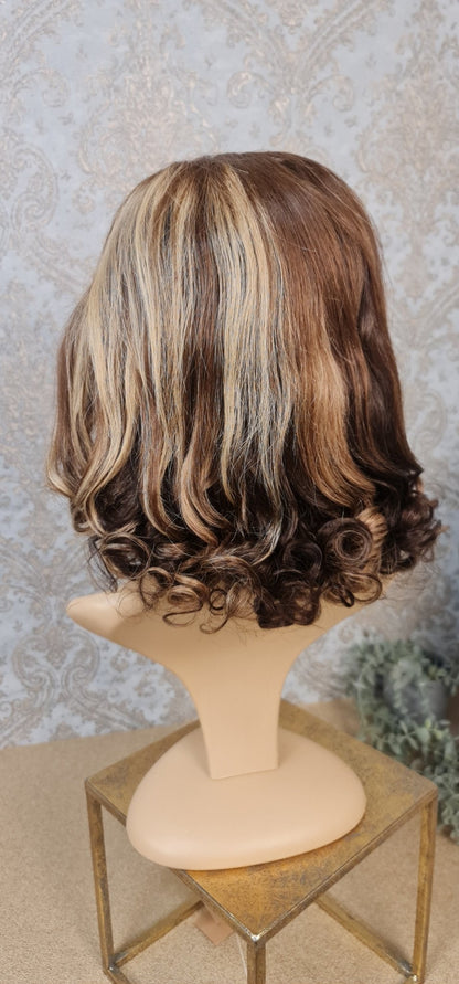 Perücke 12" 14" 16" 30 35 40cm Loose Wave mit Lace Frontal 13x4 Farbe P4/27Diosa Extensions Haarverlängerungen