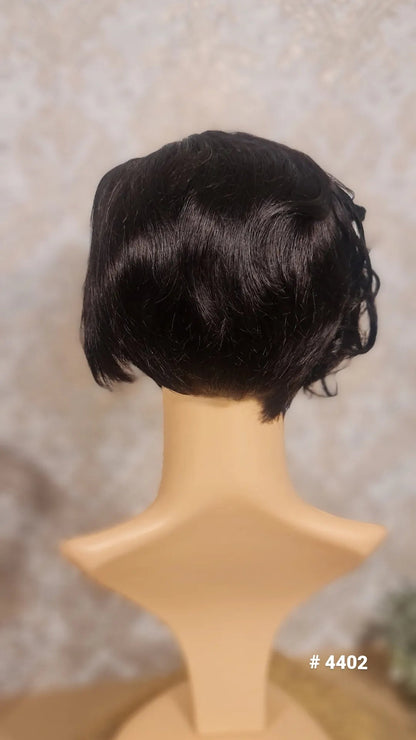 Perücke Pixi Cut mit Closure 4x4 Farbe 1bDiosa Extensions Haarverlängerungen