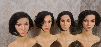 Perücke Pixi Cut mit Closure 4x4 Farbe 1bDiosa Extensions Haarverlängerungen