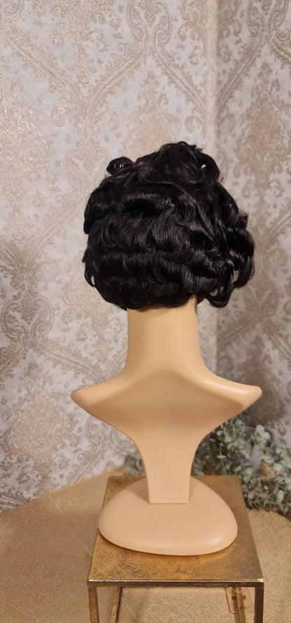 Perücke Pixie Cut mit Lace Frontal 13x4 Farbe 1bDiosa Extensions Haarverlängerungen