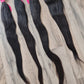 Set 3 Bundles Haarverlängerung Echthaar 26 28 30" (65 70 75cm) + 24" (60cm) 4x4 Closure glattDiosa Extensions Haarverlängerungen